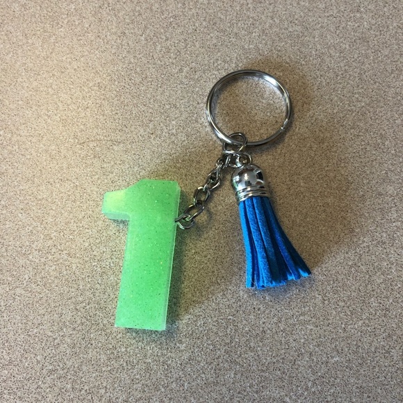 Hand Crafted Other Handmade Number Keychain Poshmark